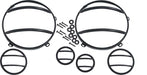 Kentrol 50013 Jeep JK Headlight and Marker Cover Set 6 Pieces 07-18 Wrangler JK Powdercoat Black Kentrol - Truck Part Superstore