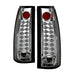 Spyder Auto 5001368 LED Tail Lights; Uses Stock Bulbs; 16 LED; Pair; Chrome; - Truck Part Superstore