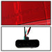 Spyder Auto 5001375 LED Tail Lights; Uses Stock Bulbs; Pair; Red/Clear; - Truck Part Superstore