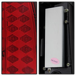 Spyder Auto 5001375 LED Tail Lights; Uses Stock Bulbs; Pair; Red/Clear; - Truck Part Superstore