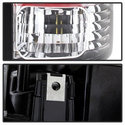Spyder Auto 5001375 LED Tail Lights; Uses Stock Bulbs; Pair; Red/Clear; - Truck Part Superstore