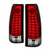 Spyder Auto 5001375 LED Tail Lights; Uses Stock Bulbs; Pair; Red/Clear; - Truck Part Superstore