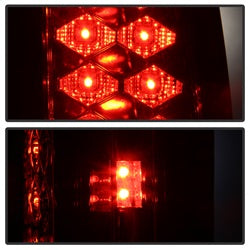 Spyder Auto 5001375 LED Tail Lights; Uses Stock Bulbs; Pair; Red/Clear; - Truck Part Superstore
