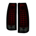 Spyder Auto 5001382 LED Tail Lights; Uses Stock Bulbs; Pair; Red/Smoke; - Truck Part Superstore