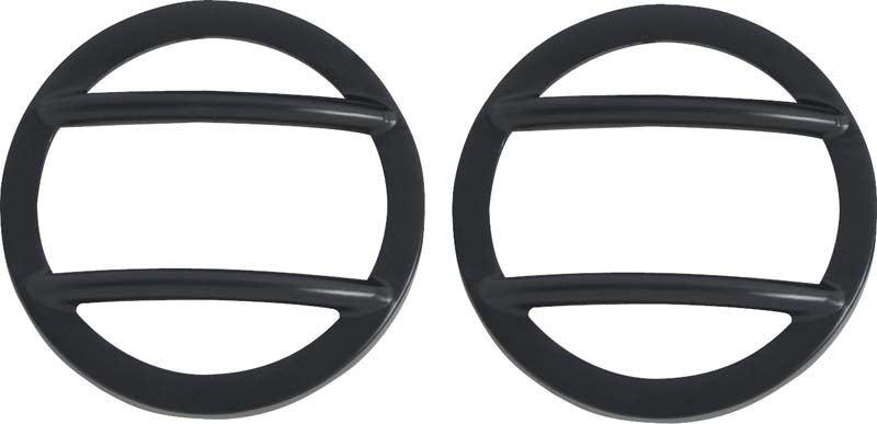 Kentrol 50013 Jeep JK Headlight and Marker Cover Set 6 Pieces 07-18 Wrangler JK Powdercoat Black Kentrol - Truck Part Superstore