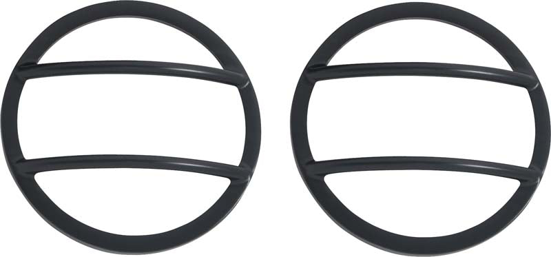 Kentrol 50014 Jeep JK Fog Light Cover Pair 07-18 Wrangler JK Powdercoat Black Kentrol - Truck Part Superstore