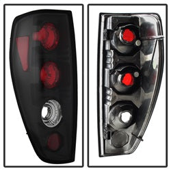 Spyder Auto 5001412 Euro Style Tail Lights; Uses Stock Bulbs; Pair; Black; - Truck Part Superstore