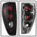 Spyder Auto 5001412 Euro Style Tail Lights; Uses Stock Bulbs; Pair; Black; - Truck Part Superstore