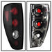 Spyder Auto 5001412 Euro Style Tail Lights; Uses Stock Bulbs; Pair; Black; - Truck Part Superstore