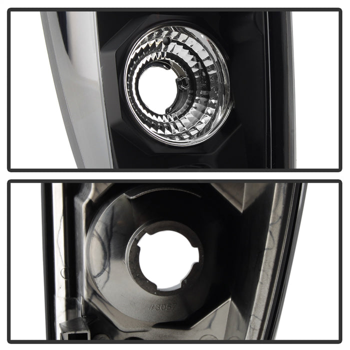 Spyder Auto 5001412 Euro Style Tail Lights; Uses Stock Bulbs; Pair; Black; - Truck Part Superstore