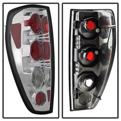Spyder Auto 5001429 Euro Style Tail Lights; Uses Stock Bulbs; Pair; Chrome; - Truck Part Superstore