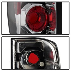 Spyder Auto 5001429 Euro Style Tail Lights; Uses Stock Bulbs; Pair; Chrome; - Truck Part Superstore