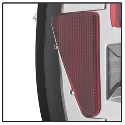 Spyder Auto 5001429 Euro Style Tail Lights; Uses Stock Bulbs; Pair; Chrome; - Truck Part Superstore