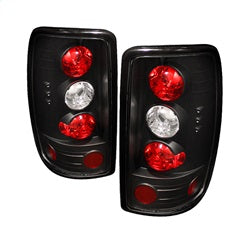 Spyder Auto 5001474 Euro Style Tail Lights; Uses Stock Bulbs; Pair; Black; - Truck Part Superstore