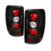 Spyder Auto 5001474 Euro Style Tail Lights; Uses Stock Bulbs; Pair; Black; - Truck Part Superstore