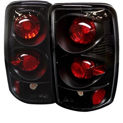Spyder Auto 5001498 Euro Style Tail Lights; Uses Stock Bulbs; Pair; Black; - Truck Part Superstore
