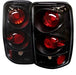 Spyder Auto 5001498 Euro Style Tail Lights; Uses Stock Bulbs; Pair; Black; - Truck Part Superstore