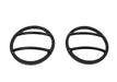 Kentrol 50014 Jeep JK Fog Light Cover Pair 07-18 Wrangler JK Powdercoat Black Kentrol - Truck Part Superstore