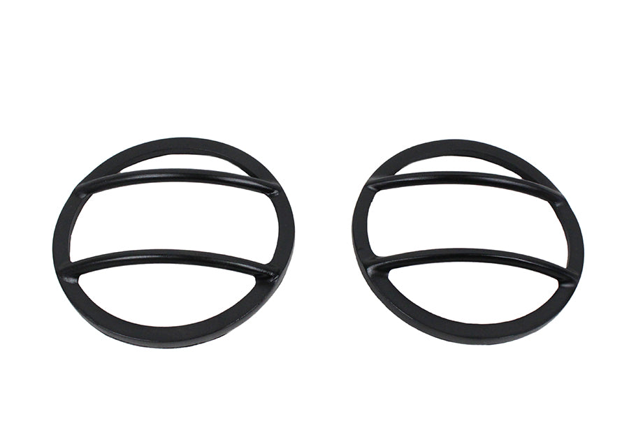 Kentrol 50014 Jeep JK Fog Light Cover Pair 07-18 Wrangler JK Powdercoat Black Kentrol - Truck Part Superstore