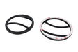 Kentrol 50014 Jeep JK Fog Light Cover Pair 07-18 Wrangler JK Powdercoat Black Kentrol - Truck Part Superstore