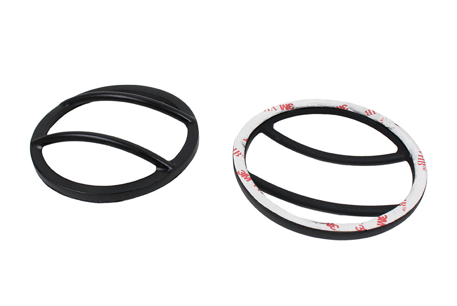 Kentrol 50014 Jeep JK Fog Light Cover Pair 07-18 Wrangler JK Powdercoat Black Kentrol - Truck Part Superstore