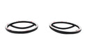 Kentrol 50014 Jeep JK Fog Light Cover Pair 07-18 Wrangler JK Powdercoat Black Kentrol - Truck Part Superstore