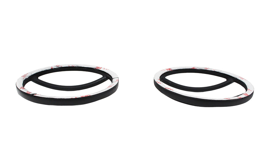 Kentrol 50014 Jeep JK Fog Light Cover Pair 07-18 Wrangler JK Powdercoat Black Kentrol - Truck Part Superstore