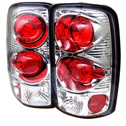 Spyder Auto 5001504 Euro Style Tail Lights; Uses Stock Bulbs; Pair; Chrome; - Truck Part Superstore