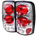 Spyder Auto 5001504 Euro Style Tail Lights; Uses Stock Bulbs; Pair; Chrome; - Truck Part Superstore