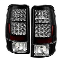 Spyder Auto 5001528 LED Tail Lights; Uses Stock Bulbs; Pair; Black; - Truck Part Superstore