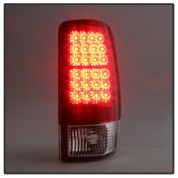 Spyder Auto 5001542 LED Tail Lights; Uses Stock Bulbs; Pair; Red/Clear; - Truck Part Superstore