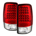 Spyder Auto 5001542 LED Tail Lights; Uses Stock Bulbs; Pair; Red/Clear; - Truck Part Superstore