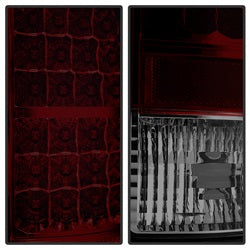 Spyder Auto 5001559 LED Tail Lights; Uses Stock Bulbs; Pair; Red/Smoke; - Truck Part Superstore