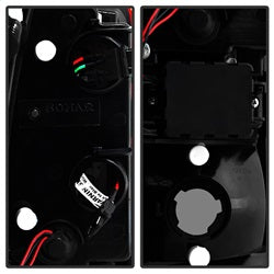 Spyder Auto 5001559 LED Tail Lights; Uses Stock Bulbs; Pair; Red/Smoke; - Truck Part Superstore