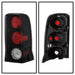 Spyder Auto 5001597 Euro Style Tail Lights; Uses Stock Bulbs; Pair; Black; - Truck Part Superstore