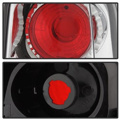 Spyder Auto 5001603 Euro Style Tail Lights; Uses Stock Bulbs; Pair; Chrome; - Truck Part Superstore