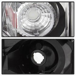 Spyder Auto 5001603 Euro Style Tail Lights; Uses Stock Bulbs; Pair; Chrome; - Truck Part Superstore