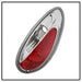 Spyder Auto 5001672 Euro Style Tail Lights; Uses Stock Bulbs; Pair; Chrome; - Truck Part Superstore