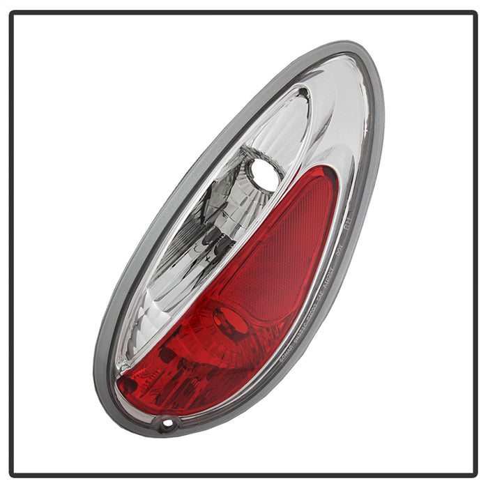 Spyder Auto 5001672 Euro Style Tail Lights; Uses Stock Bulbs; Pair; Chrome; - Truck Part Superstore