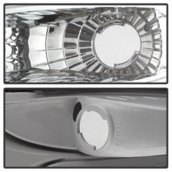 Spyder Auto 5001672 Euro Style Tail Lights; Uses Stock Bulbs; Pair; Chrome; - Truck Part Superstore