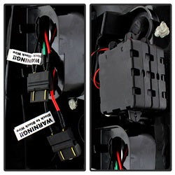 Spyder Auto 5001733 LED Tail Lights; Uses Stock Bulbs; Pair; 28 LED; Chrome; - Truck Part Superstore