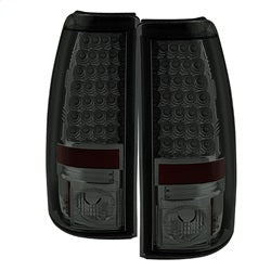 Spyder Auto 5001764 LED Tail Lights; Uses Stock Bulbs; Pair; 28 LED; Smoke; - Truck Part Superstore