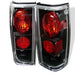 Spyder Auto 5001832 Euro Style Tail Lights; Uses Stock Bulbs; Pair; Black; - Truck Part Superstore
