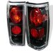 Spyder Auto 5001832 Euro Style Tail Lights; Uses Stock Bulbs; Pair; Black; - Truck Part Superstore