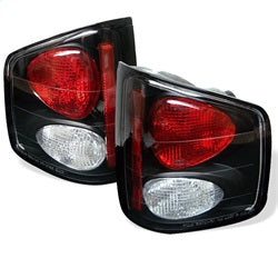Spyder Auto 5001887 Euro Style Tail Lights; Uses Stock Bulbs; Pair; Black; - Truck Part Superstore
