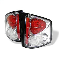 Spyder Auto 5001894 Euro Style Tail Lights; Uses Stock Bulbs; Pair; Chrome; - Truck Part Superstore