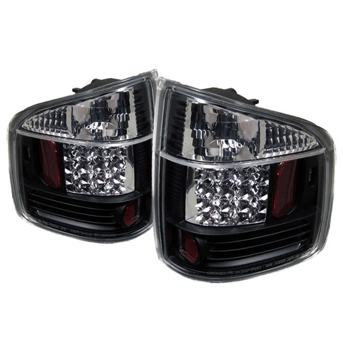 Spyder Auto 5001917 LED Tail Lights; Uses Stock Bulbs; Pair; Black; - Truck Part Superstore