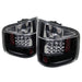 Spyder Auto 5001917 LED Tail Lights; Uses Stock Bulbs; Pair; Black; - Truck Part Superstore