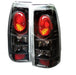 Spyder Auto 5001986 Euro Style Tail Lights; Uses Stock Bulbs; Pair; Black; - Truck Part Superstore