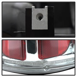 Spyder Auto 5001993 Euro Style Tail Lights; Uses Stock Bulbs; Pair; Chrome; - Truck Part Superstore